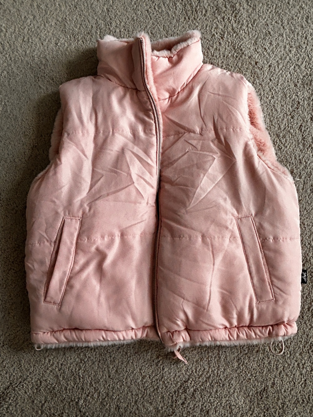 Reversible Planet Heart Vest - pink - medium